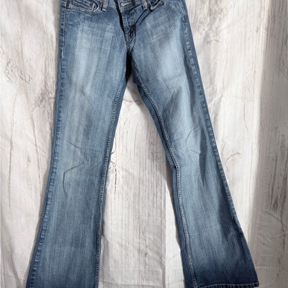 Express Light Blue Flare Jeans